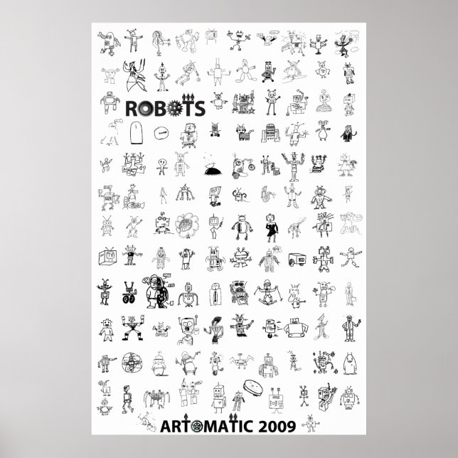 Planer 2009: Roboter der Artomatik 6 Poster (Vorne)