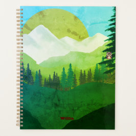 Planer für poetische Vögel im Wald