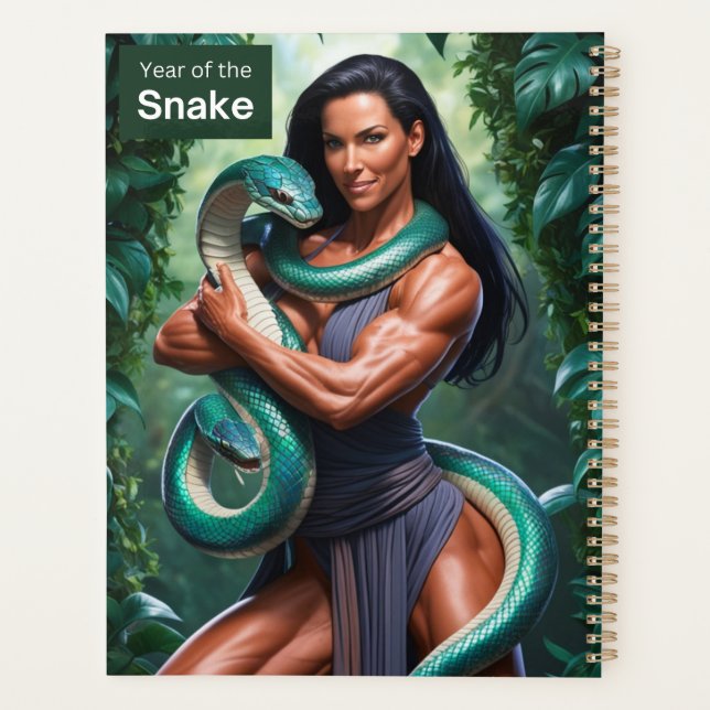 PLANER Jahr der Schlange 2025 (Rückseite)