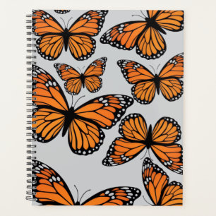 Planer mit Monarch-Schmetterlingen