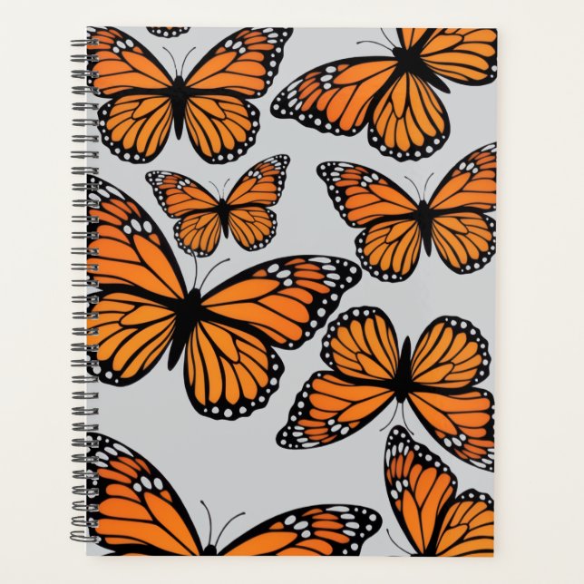 Planer mit Monarch-Schmetterlingen (Vorderseite)