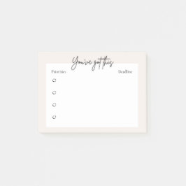 Planer Post-it / Klebezettel - minimalistisches De