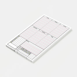 Planer-Seiten-Post-Iteinsatz Post-it Klebezettel