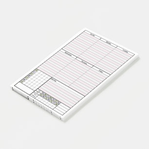 Planer-Seiten-Post-Iteinsatz Post-it Klebezettel