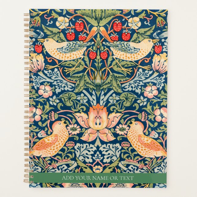 PLANER: WILLIAM MORRIS : STRAWBERRY THIEVES PLANER (Vorderseite)