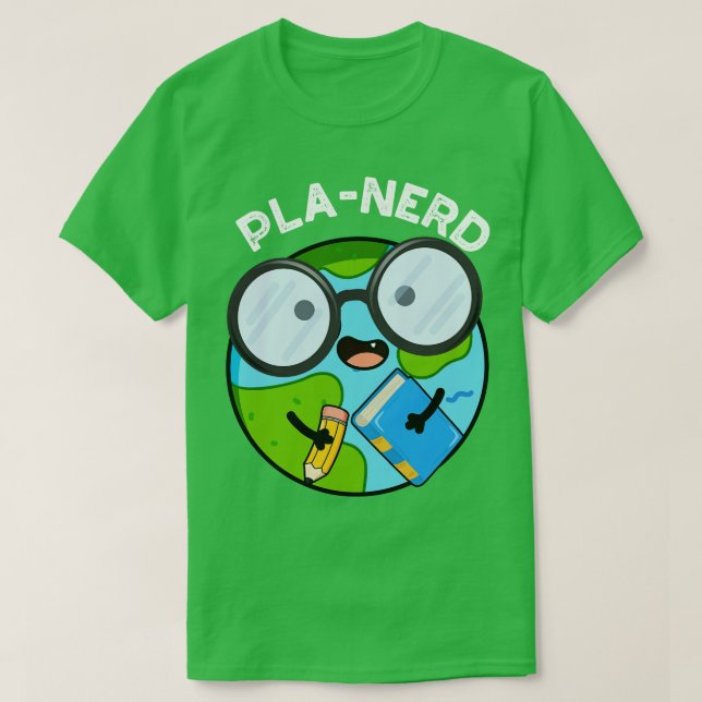 Planerd Funny Planet Puns T-Shirt (Design vorne)
