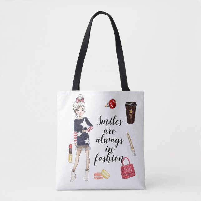 Planermädchen Modeartikel Tasche (Vorderseite)