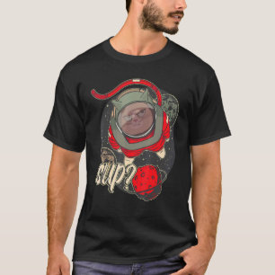 Planet Astronaut Weltraum Katze Kinder Astrologie T-Shirt