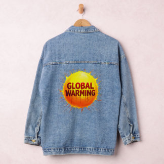"Planet auf Feuer: Zeit zu handeln" Jeansjacke