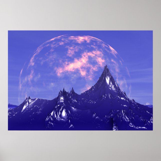 Planet aufsteigen auf dem Poster des Gipfels (Vorne)