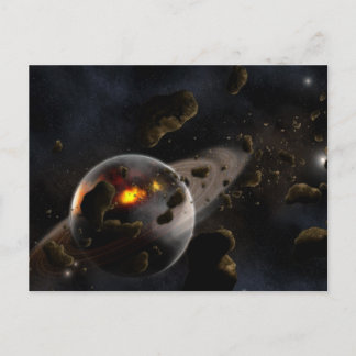 Planet Birth Postcard Postkarte