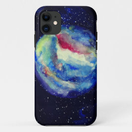 Planet Case, Wasserfarben-Cosmos-Kunst Case-Mate iPhone Hülle