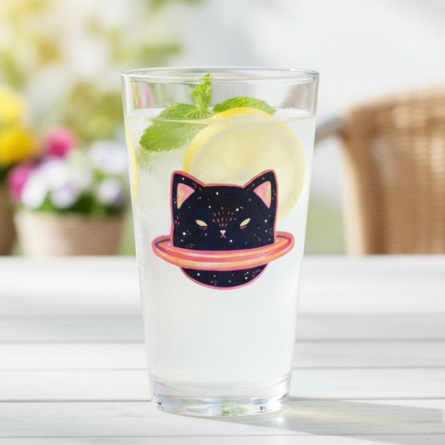 Planet Cat Glass Glas (Von Creator hochgeladen)