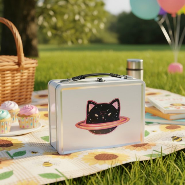 Planet Cat Metal Lunch Box (Von Creator hochgeladen)