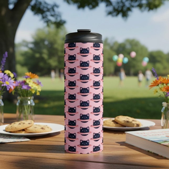 Planet Cat Thermal Tumbler Thermosbecher (Von Creator hochgeladen)