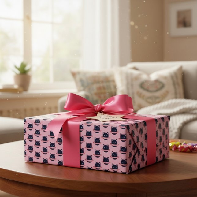 Planet Cat Wrapping Paper Geschenkpapier (Von Creator hochgeladen)