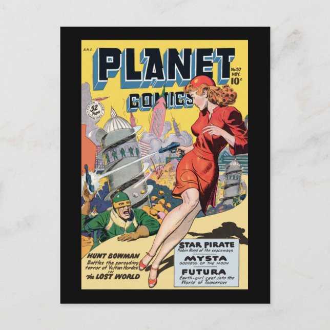 Planet-Comicen Postkarte (Vorderseite)
