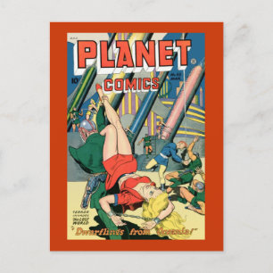 Planet-Comicen Postkarte