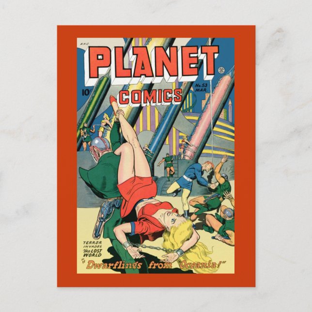 Planet Comics Postkarte (Vorderseite)
