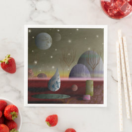 Planet der Formen Papier Napkins Serviette