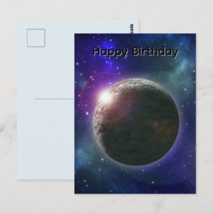 Planet der Träume, Geburtstagskarte Postkarte