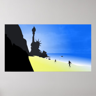 Planet des Apes-Plakatdrucks Poster