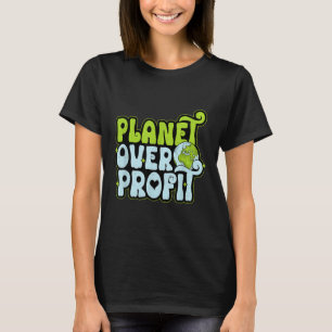 Planet des Earth Day über gewinnbringenden Umwelts T-Shirt