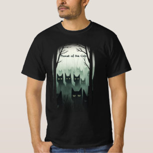 Planet des Katzen-T - Shirt