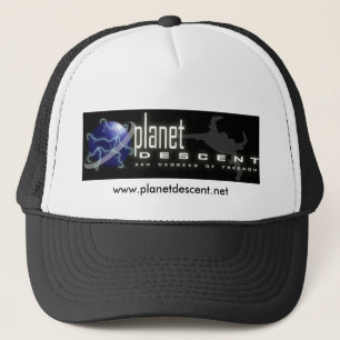 Planet Descet Fernlastfahrer-Hut Truckerkappe