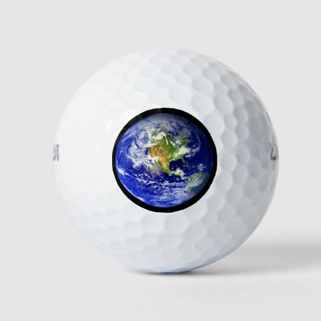 Planet Earth Blue Marble Golfball (Vorderseite)
