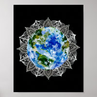 Planet Earth Mandala