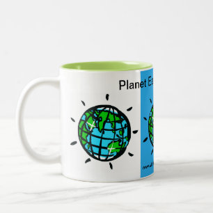 Planet EARTH - Meine Zuhause - Zweifarbige Tasse