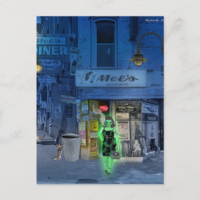 Planet Earth, Promised Land? Postkarte (Vorderseite)