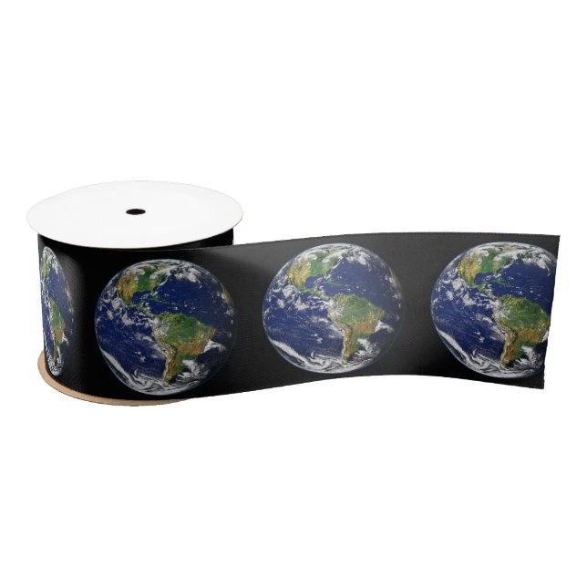 Planet Earth Ribbon - HAMbWG Satinband (Spule)
