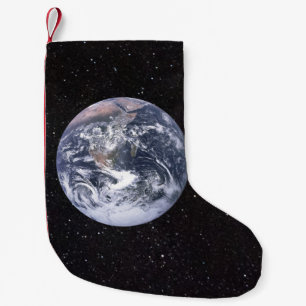 Planet Earth Starry Sky Kleiner Weihnachtsstrumpf