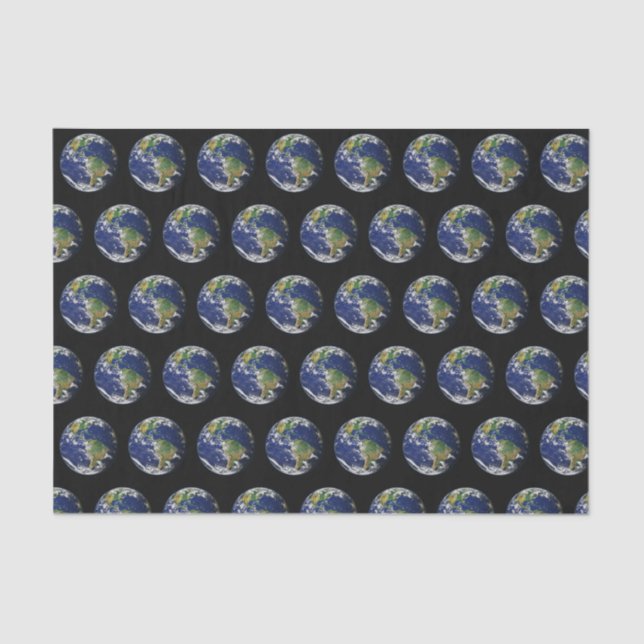 Planet Earth Tissue Paper - HAMbWG Seidenpapier (Vorderseite)