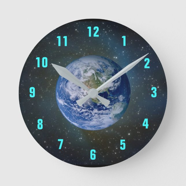 PLANET EARTH Uhr (Vorderseite)