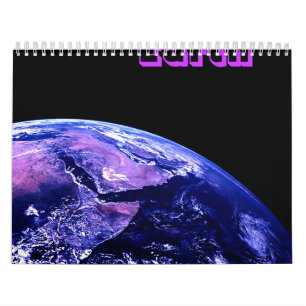 Planet Erde aus dem Universum Kalender
