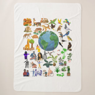 Planet Erde & Biodiversität Clipart-Paket - Tiere Sherpadecke