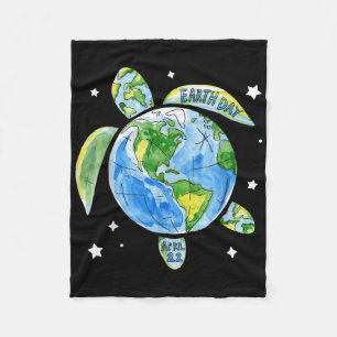 Planet Erde Fleecedecke