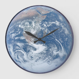 Planet Erde große Uhr