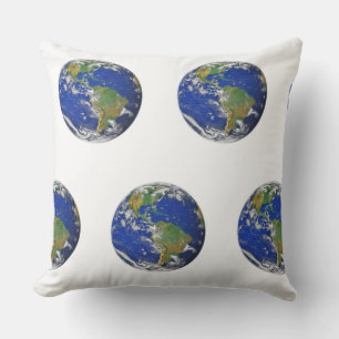 Planet Erde Kissen