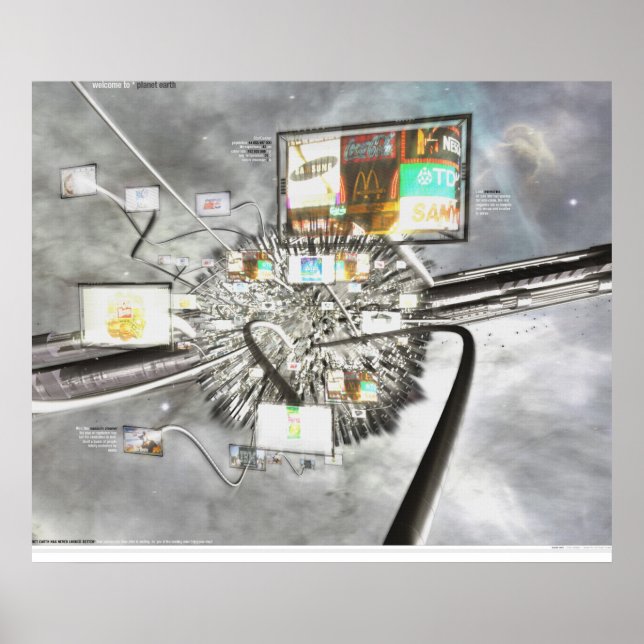 Planet Erde Poster (Vorne)