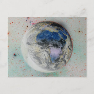 Planet Erde. Postkarte