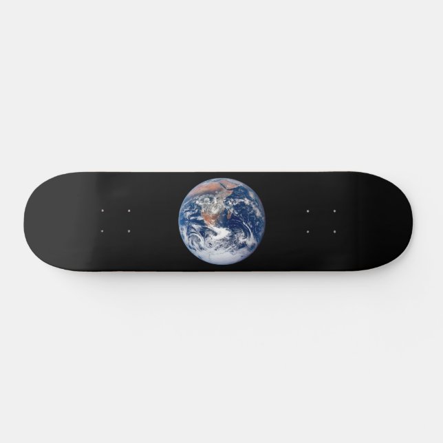Planet-Erde-Sicht von Apollo 17 Skateboard (Horizontal)