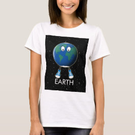Planet Erde & Sterne T-Shirt