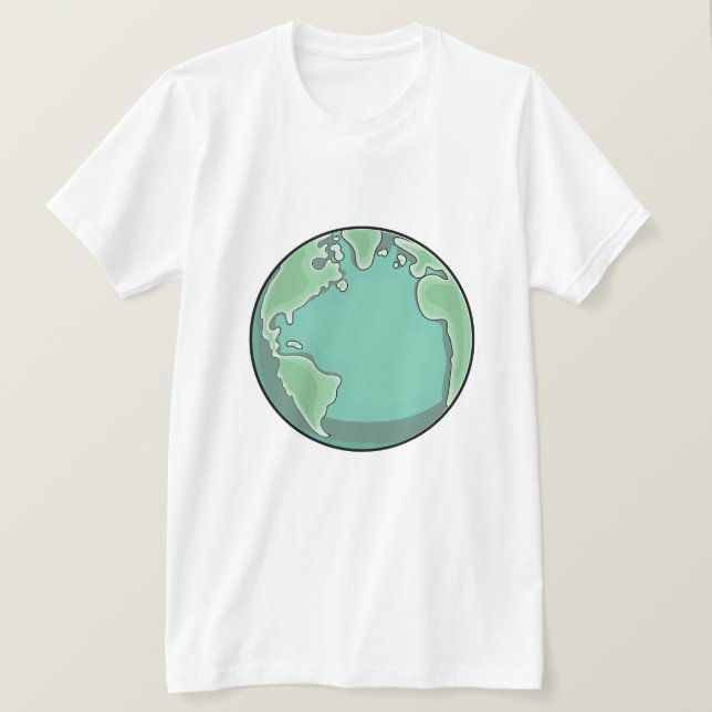 Planet Erde T-Shirt (Design vorne)