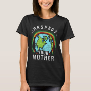 Planet Erde und Klimawandel - Männer Frauen Ki T-Shirt