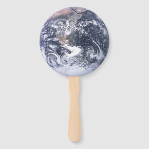 Planet Erde vom Weltraum Erde Tag Fächer