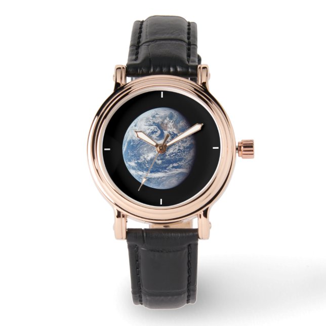 Planet Erde von der Apollo 11 Crew genommen. Armbanduhr (Vorderseite)